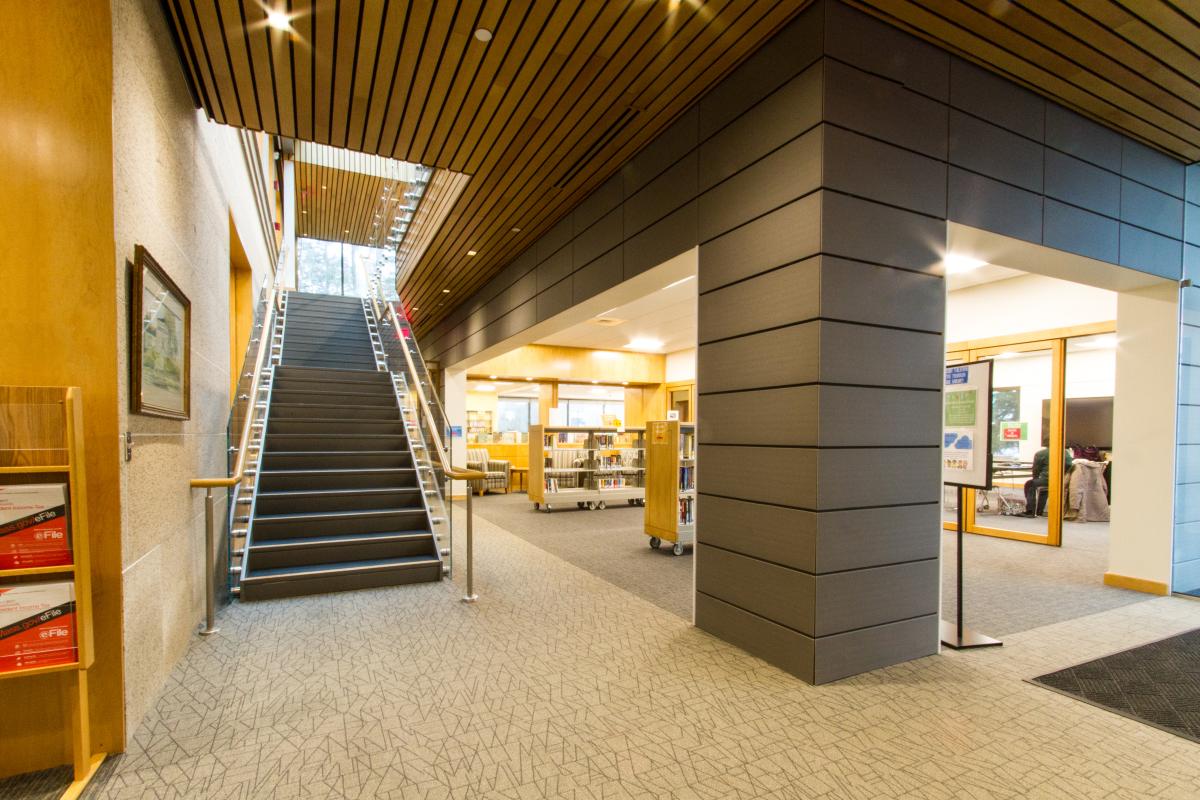 Library Interior Stairs 3