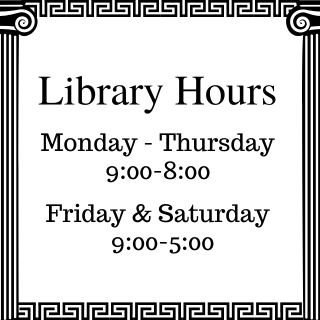 Library hours Summer